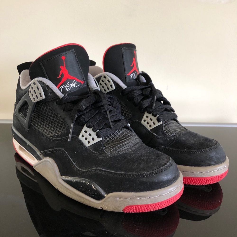 Jordan Bred Retro 4 - Sz 9